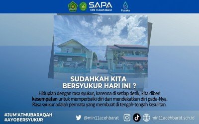 Sudahkah Kita Bersyukur Hari Ini?